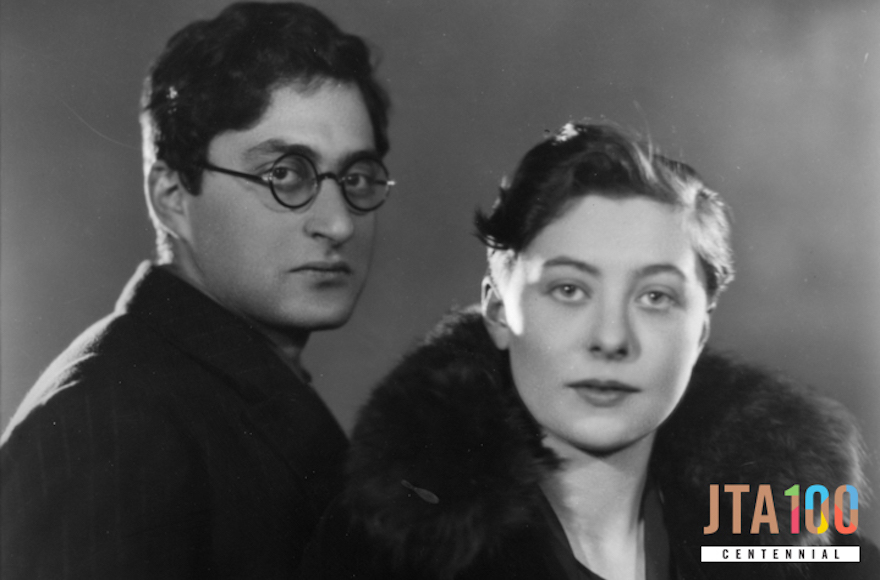 Ivor Montague with his wife Eileen, Feb. 24, 1927 (Sasha/Getty Images)